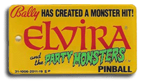 Plástico Promocional de Elvira and the Party Monsters