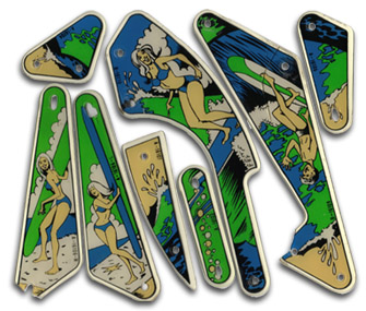 Plásticos de la Surf Champ, Gottlieb 1976