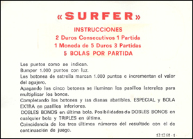 Tarjetas Surfer