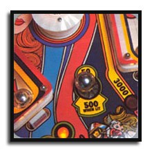 Detalle de una estrella de la Space Riders de Atari