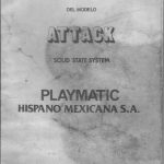 Documento · Portada del Manual de instrucciones. Playmatic Hispano Mexicana SA