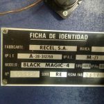 Documento · Black Magic 4 · Ficha identidad Black Magic 4, Recel