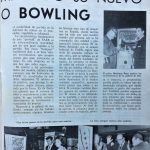 Documento · Presentación lanzamiento pinball Bowling. Año 1966