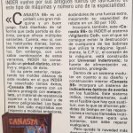 Documento · Nota de prensa lanzamiento Canasta 86. Año 1986
