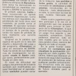 Documento · Nota prensa lanzamiento Champion, Barni. Año 1985