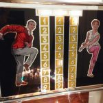 Backglass · Backglass pinball Colorín, Orús - Atracciones Caspolino (1958)