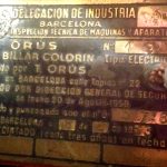 Documento · Placa identificativa Pinball Colorín, Orús - Atracciones Caspolino (1958)