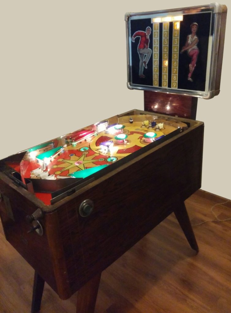Colorín - Máquina completa · Pinball Colorín, Orús - Atracciones Caspolino (1958)