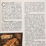 Documento · Nota de prensa lanzamiento Comet, Unidesa. Año 1986