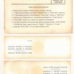 Documento · Tarjeta de instrucciones. 3 bolas