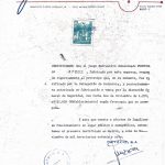 Documento · Certificado de fabricación Fortune nº47002. 8 de noviembre de 1976