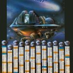 Documento · Calendario Halley Comet. Año 1986