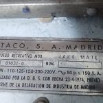 Documento · Jake Mate. Fecha de autorización 23-4-1974