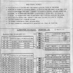 Documento · Versión amarilla · Instrucciones y Ajustes pinball System IV, Mac Galaxy (memoria amarilla)