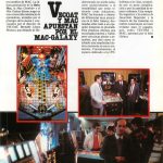 Documento · Versión amarilla · Lanzamiento del pinball Mac Galaxy. Año 1986
