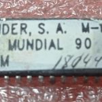 Interior · ROM con fecha de abril. 16-04-1990