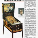 Documento · Nota prensa Nemesis, Peyper, anunciando características de juego ajusal jugador. Año 1986