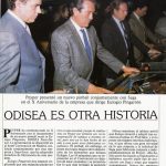 Documento · Presentación pinball Odisea, Peyper. Año 1987