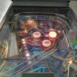 Máquina completa · Máquina recreativa Pin Ball, Joctronic. Tablero, parte superior