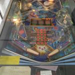 Máquina completa · Máquina recreativa Pin Ball, Joctronic. Tablero, parte inferior