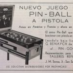 Documento · Anuncio pinball Pin-Gool, Talleres Reflex. Año 1964
