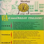 Documento · Anuncio Rally Italiano, Kromson. Año 1964