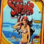 Backglass · Backglass pinball Sidemar - Recreativos Invermatic