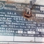 Documento · Placa identificativa