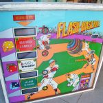 Backglass · Conversión portuguesa «Flash Baseball» de Irmacor