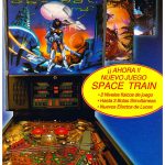 Flyer · Space Train, MAC. (Folleto triple)