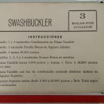 Documento · Tarjeta instrucciones - Pinball Swash Buckler