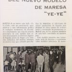 Documento · Reportaje presentación pinball Ye-Ye Club, Maresa. Año 1966